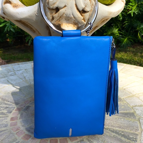 Thacker Handbags - Thacker Nolita in Cornflower Blue with Nickel - never used